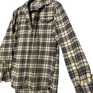 JACHS vtg 90s Plaid Flannel Shirt Long Sleeve Button Up Casual Outerwear Top LT